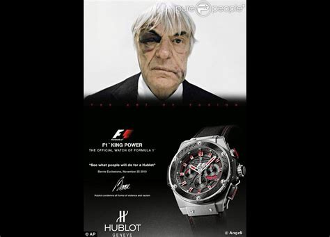 ecclestone hublot ad|where is bernie ecclestone now.